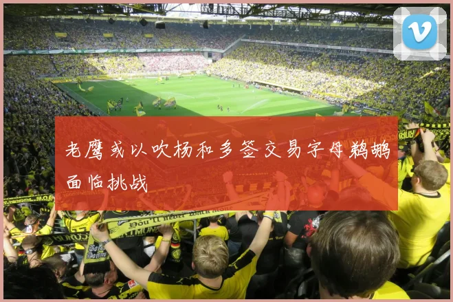 老鹰或以吹杨和多签交易字母鹈鹕面临挑战